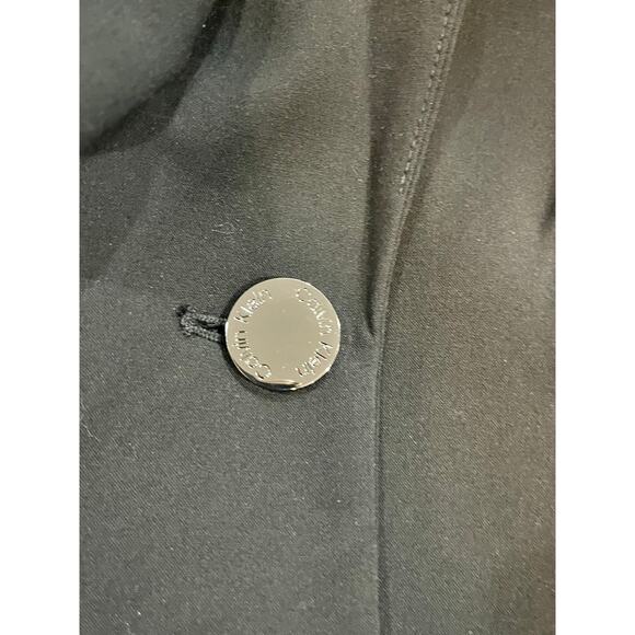 Calvin Klein Women's Single Breasted Lined Metal Button Black Suit Blazer Sz 16W - Picture 5 of 11